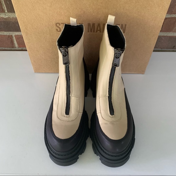 Steve Madden Women’s Jonesy Leather Fashion Zipper Ankle Boots Size US 11 M NEW - Picture 3 of 7